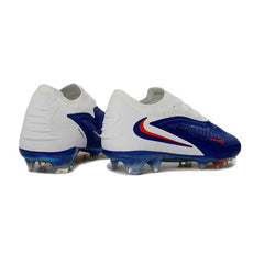 Nike Phantom 6 Elite White and Blue Firm Ground FG Football Boot