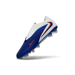 Nike Phantom 6 Elite White and Blue Firm Ground FG Football Boot