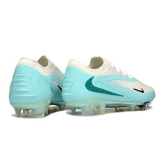 Nike Phantom 6 Elite White and Light Green Firm Ground FG Football Boot