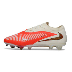Nike Phantom 6 Elite White and Orange Firm Ground FG Football Boot