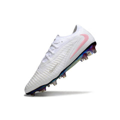 Nike Phantom 6 Elite White and Pink Firm Ground FG Football Boot