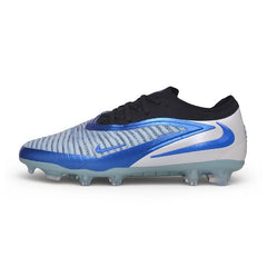 Nike Phantom 6 Elite White, Blue and Black Firm Ground FG Football Boot