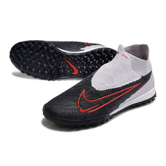 Nike Phantom GX Elite DF Black White and Red Turf TF Football Boot