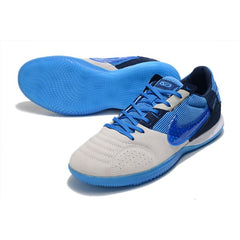 Nike Streetgato Gray and Blue Indoor IC Football Boot
