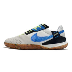 Nike Streetgato IC White Black and Blue Indoor IC Football Boot