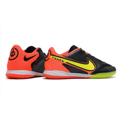 Nike Tiempo Legend 9 Elite Black Orange and Yellow Indoor IC Football Boot