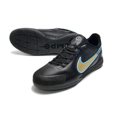 Nike Tiempo Legend 9 Elite Black Yellow and Blue Indoor IC Football Boot