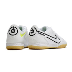 Nike Tiempo Legend 9 Elite White and Black Indoor IC Football Boot
