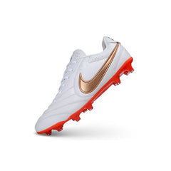 Nike Tiempo Ligera Pro White and Red Firm Ground FG Football Boot