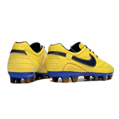 Nike Tiempo R10 Legend Elite Yellow and Blue Firm Ground FG Football Boot