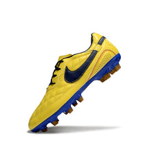 Nike Tiempo R10 Legend Elite Yellow and Blue Firm Ground FG Football Boot