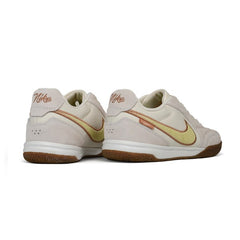 Nike Tiempo Streetgato Beige and Yellow Indoor IC Football Boot