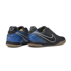 Nike Tiempo Streetgato Black and Blue Indoor IC Football Boot
