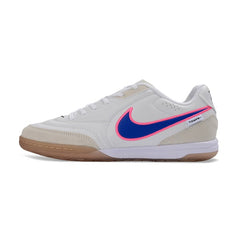 Nike Tiempo Streetgato White, Blue and Pink Indoor IC Football Boot