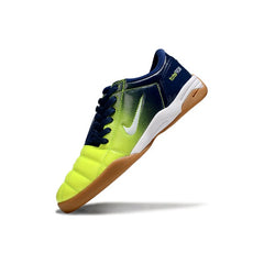 Nike Total 90 III Blue and Green Indoor IC Football Boot