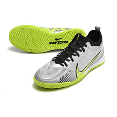Nike Vapor 15 Pro Zoom Gray and Green Indoor IC Football Boot