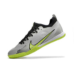 Nike Vapor 15 Pro Zoom Gray and Green Indoor IC Football Boot