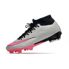 Nike Zoom Mercurial Superfly 9 Academy Gray and Pink Firm Ground FG Football Boot