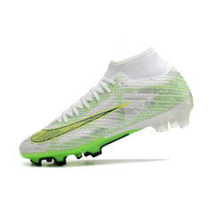 Nike Zoom Mercurial Superfly 9 Academy Silver and Green Firm Ground FG Football Boot