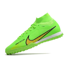 Nike Zoom Mercurial Superfly 9 Elite Green and Yellow Turf TF Football Boot