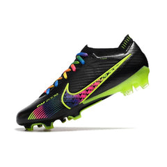 Nike Zoom Mercurial Vapor 15 Elite Black and Colorful Firm Ground FG Football Boot