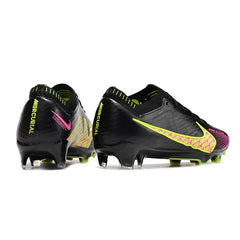 Nike Zoom Mercurial Vapor 15 Elite Black Green and Pink Firm Ground FG Football Boot