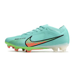 Nike Zoom Mercurial Vapor 15 Elite Light Blue and Green Firm Ground FG Football Boot