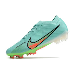 Nike Zoom Mercurial Vapor 15 Elite Light Blue and Green Firm Ground FG Football Boot