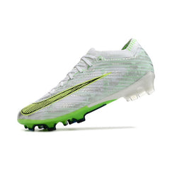 Nike Zoom Mercurial Vapor 15 Elite Silver and Green Firm Ground FG Football Boot