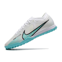 Nike Zoom Mercurial Vapor 15 Elite White and Blue Indoor IC Football Boot