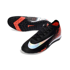 Nike Zoom Mercurial Vapor 16 Elite Black and Red Turf TF Football Boot
