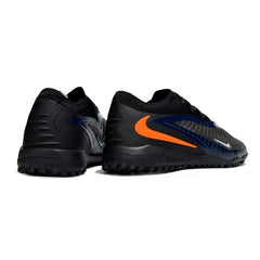 Nike Zoom Mercurial Vapor 16 Elite Black Blue and Orange Turf TF Football Boot