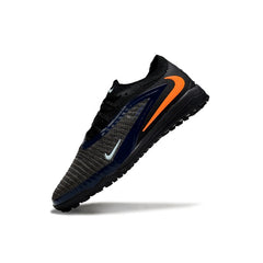 Nike Zoom Mercurial Vapor 16 Elite Black Blue and Orange Turf TF Football Boot