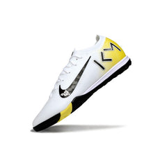 Nike Zoom Mercurial Vapor 16 Elite Mbappe Pack White and Yellow Turf TF Football Boot