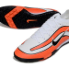 Nike Zoom Mercurial Vapor 16 Elite White Orange and Black Turf TF Football Boot