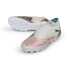 Puma Future 8 Elite White and Red Multi Ground MG Football Boot