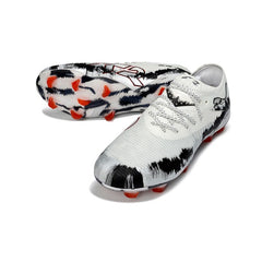 Puma Future 8 Low Cut White and Black Firm Ground FG Football Boot