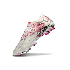 Puma Future 8 Low Cut White and Pink Firm Ground FG Football Boot