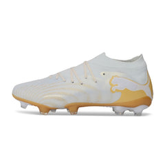 Puma Future 9 Low Cut White and Golden Firm Ground FG Football Boot