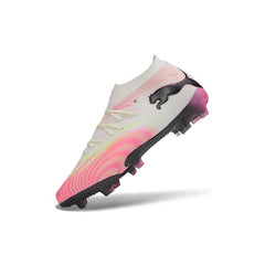 Puma Future 9 Low Cut White and Pink Firm Ground FG Football Boot