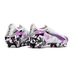 Puma Ultra 5 Carbon White Purple and Black Firm Ground FG Football Boot