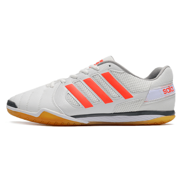 Chuteira Futsal Adidas Top Sala IC Branco e Rosa - VN Esportes
