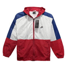 Corta Vento Nike Branco e Vermelho - VN Esportes