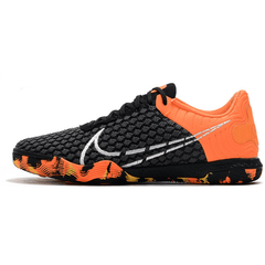 Chuteira Futsal Nike Reactgato IC Preta e Laranja - VN Esportes
