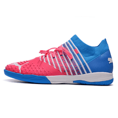 Chuteira Puma Future Z 1.3 IC Azul e Rosa - VN Esportes